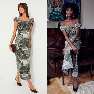 NWT Tuckernuck Middleburg Toile Suze Midi Dress